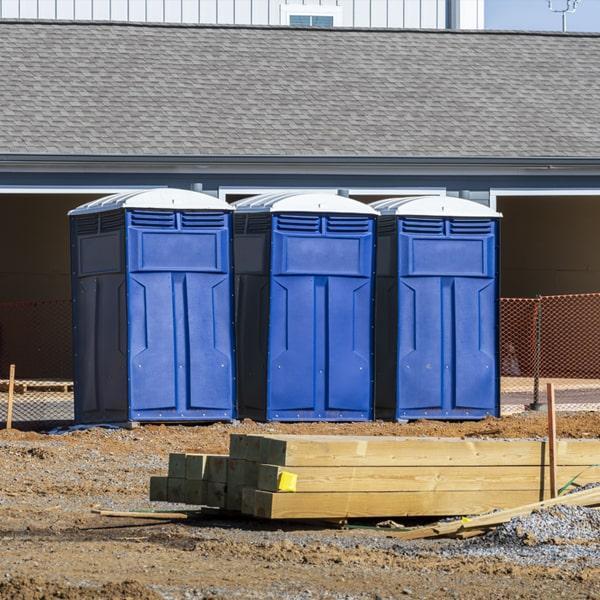 Heavy-duty construction site porta potty in Billings, Montana